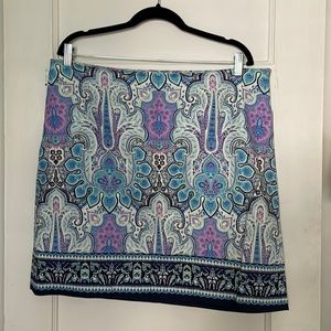 Talbots cotton canvas skirt.